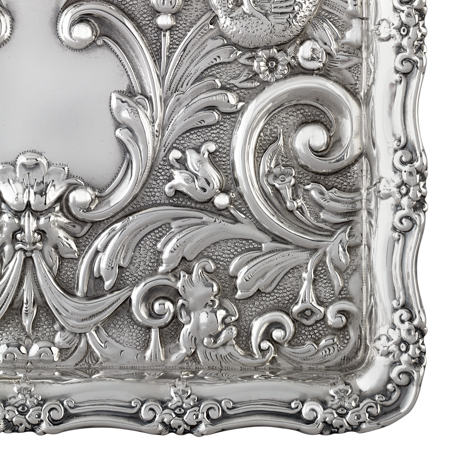 Edwardian Silver Card Tray