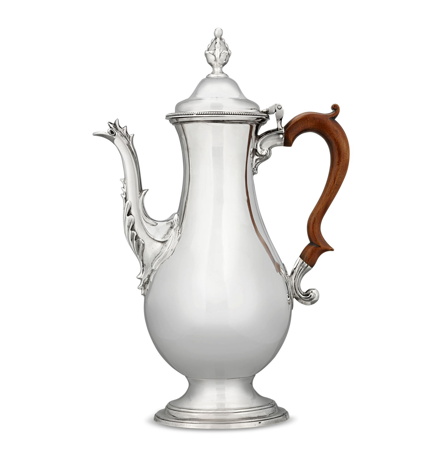 Georgian Silver Coffee Pot by Hester Bateman