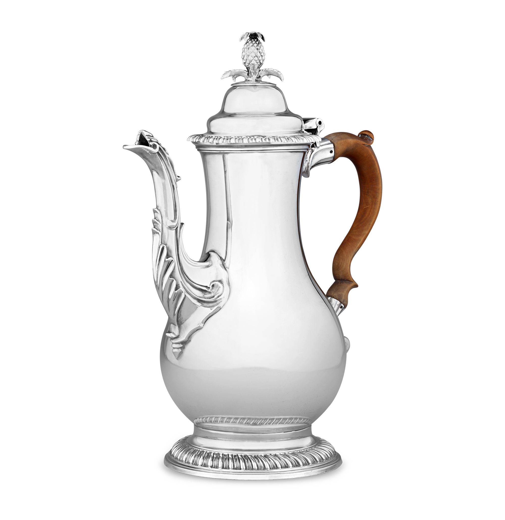 Georgian Silver Chocolate Pot by John Scofield