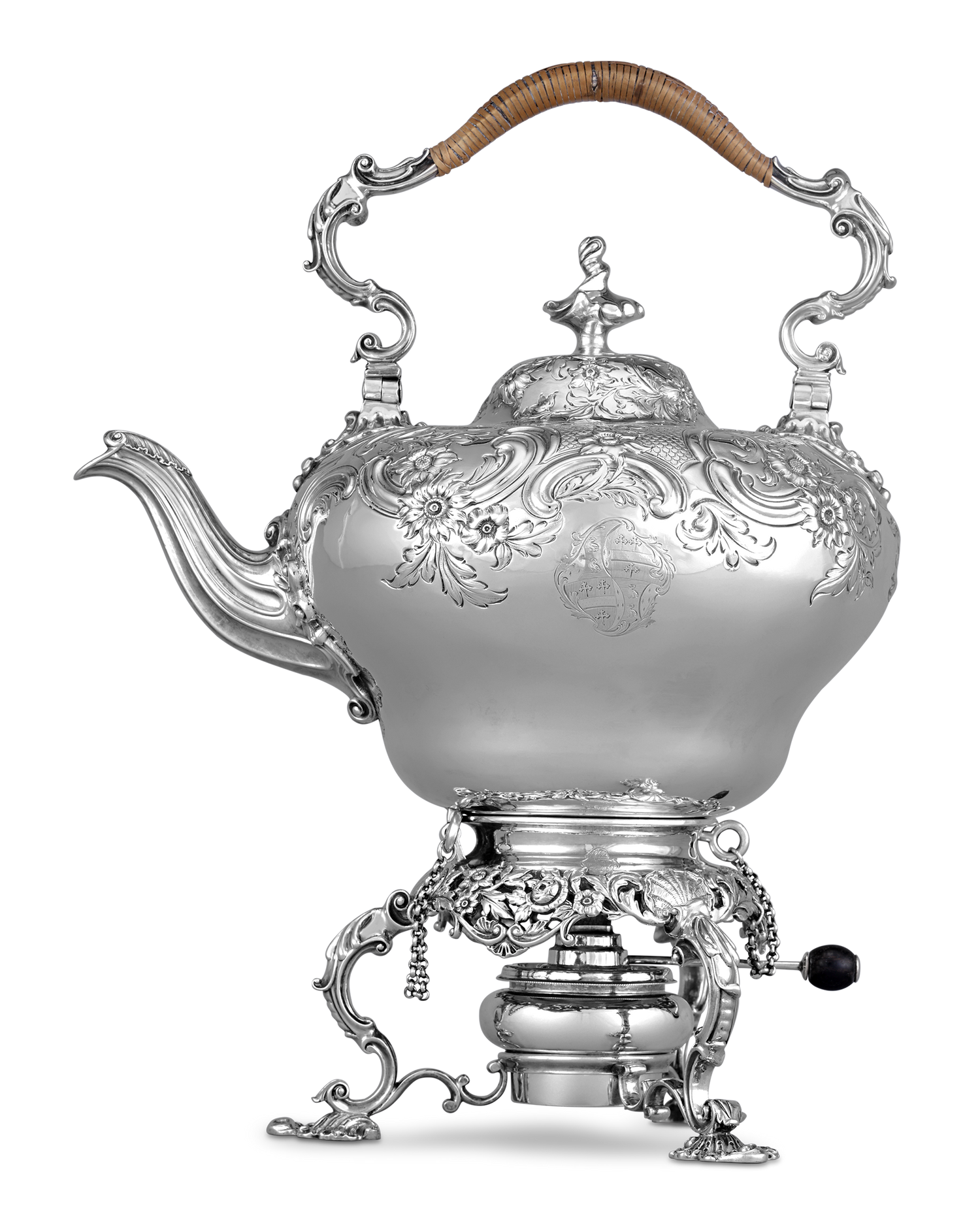 Silver Hot Water Kettle by Paul Storr