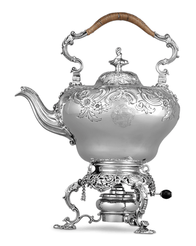 Silver Hot Water Kettle by Paul Storr