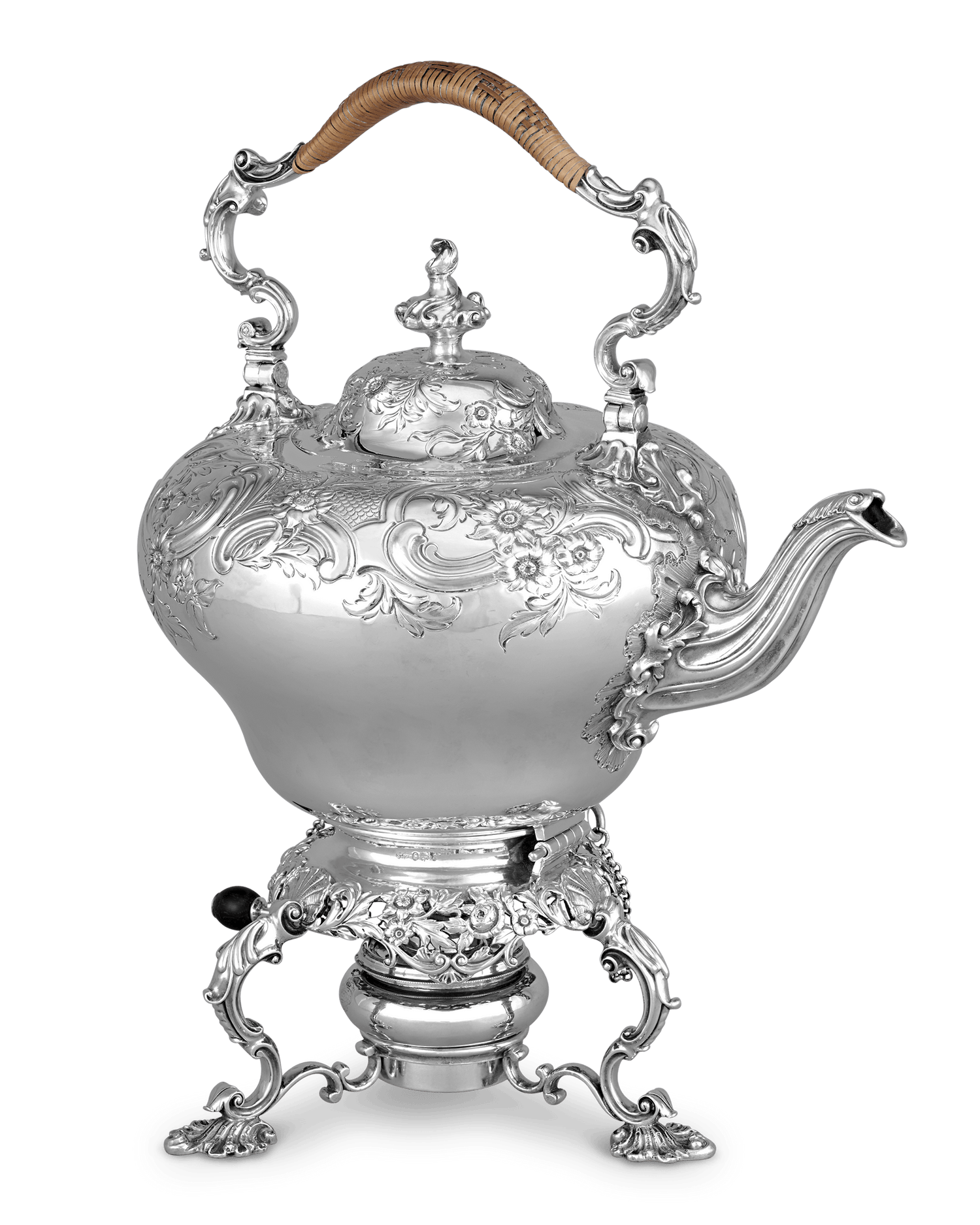 Silver Hot Water Kettle by Paul Storr