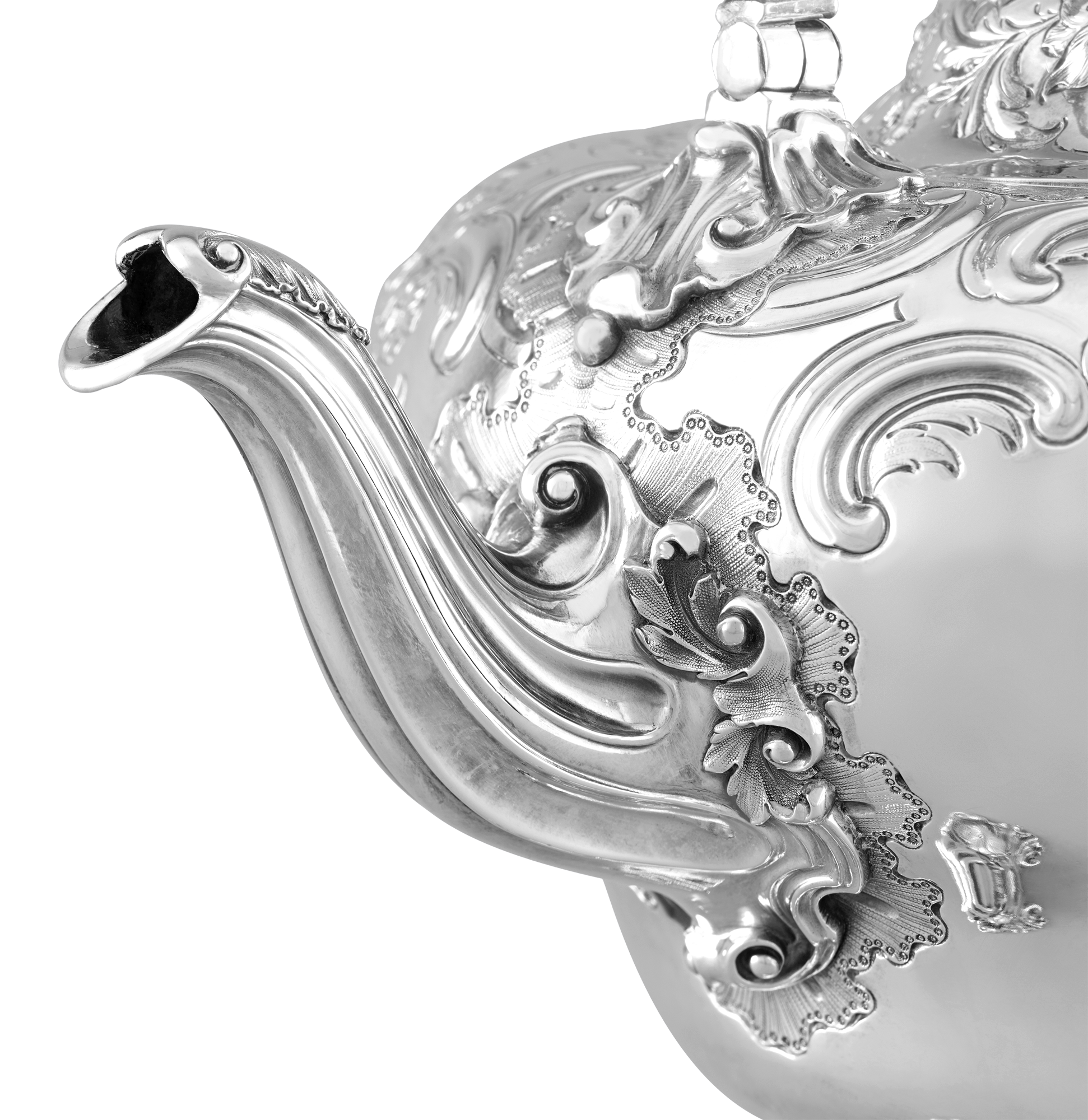 Silver Hot Water Kettle by Paul Storr