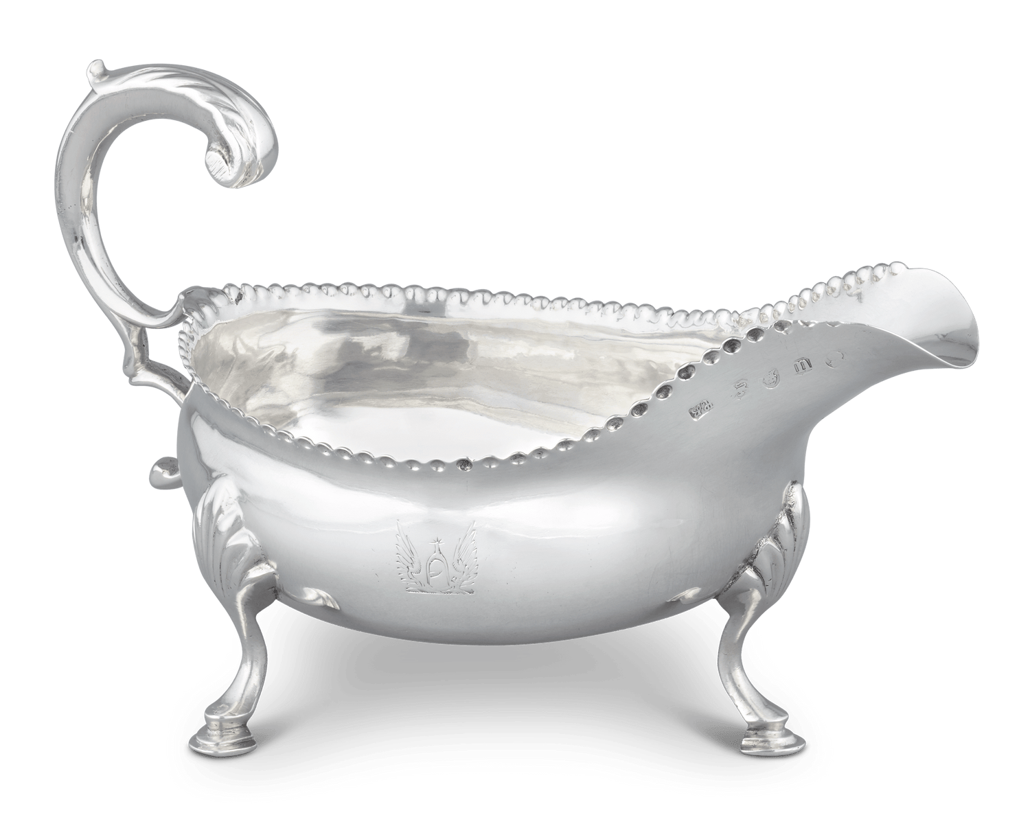 Georgian Silver Sauceboat by Hester Bateman