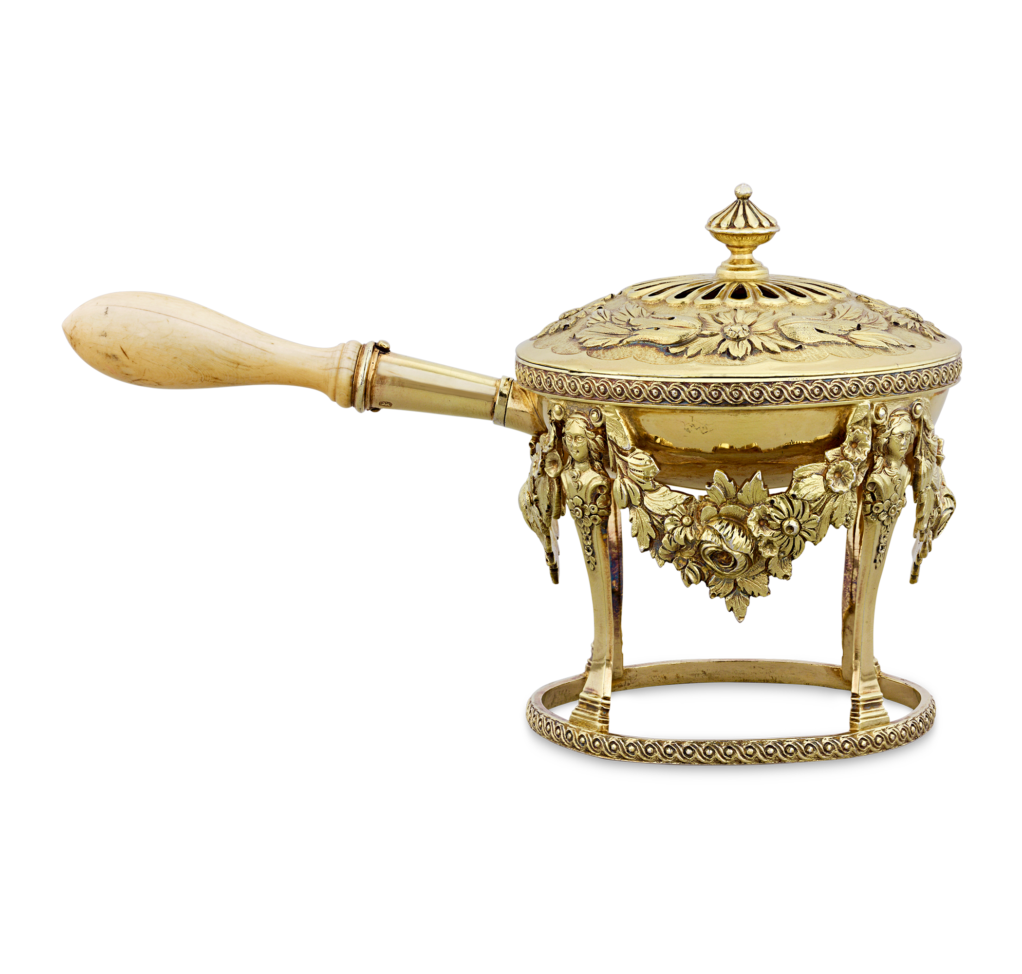 Silver-Gilt Pastille Burner by Craddock & Reid