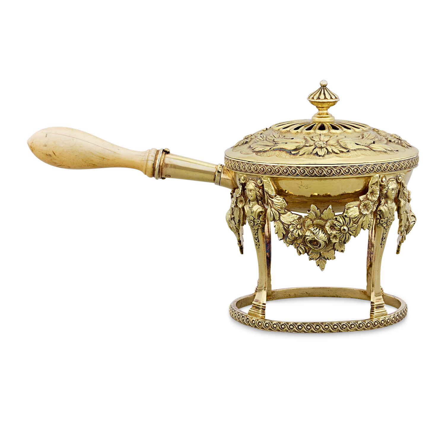 Silver-Gilt Pastille Burner by Craddock & Reid