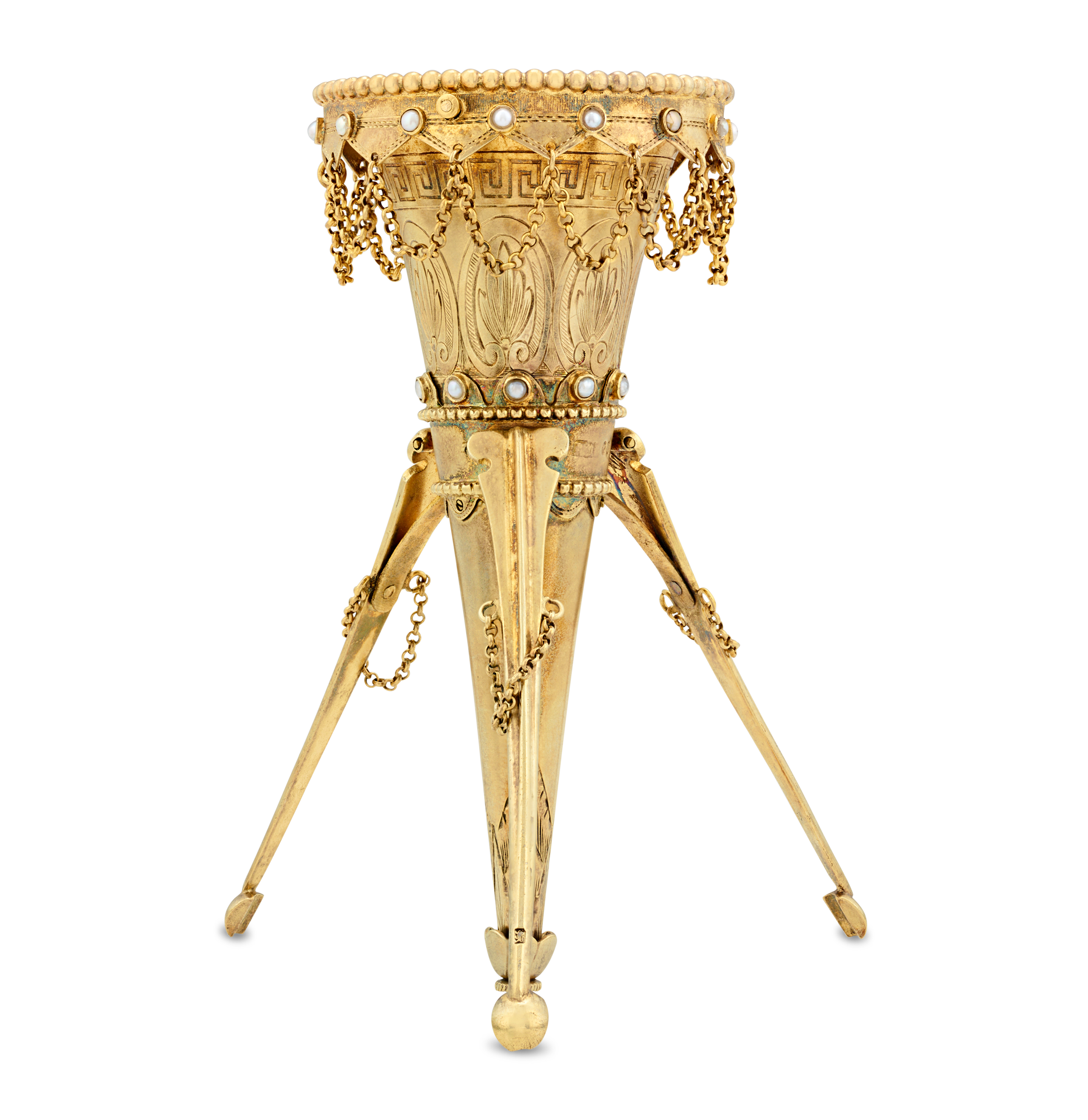 Victorian Gilt Posey Holder by Alexander MacRae