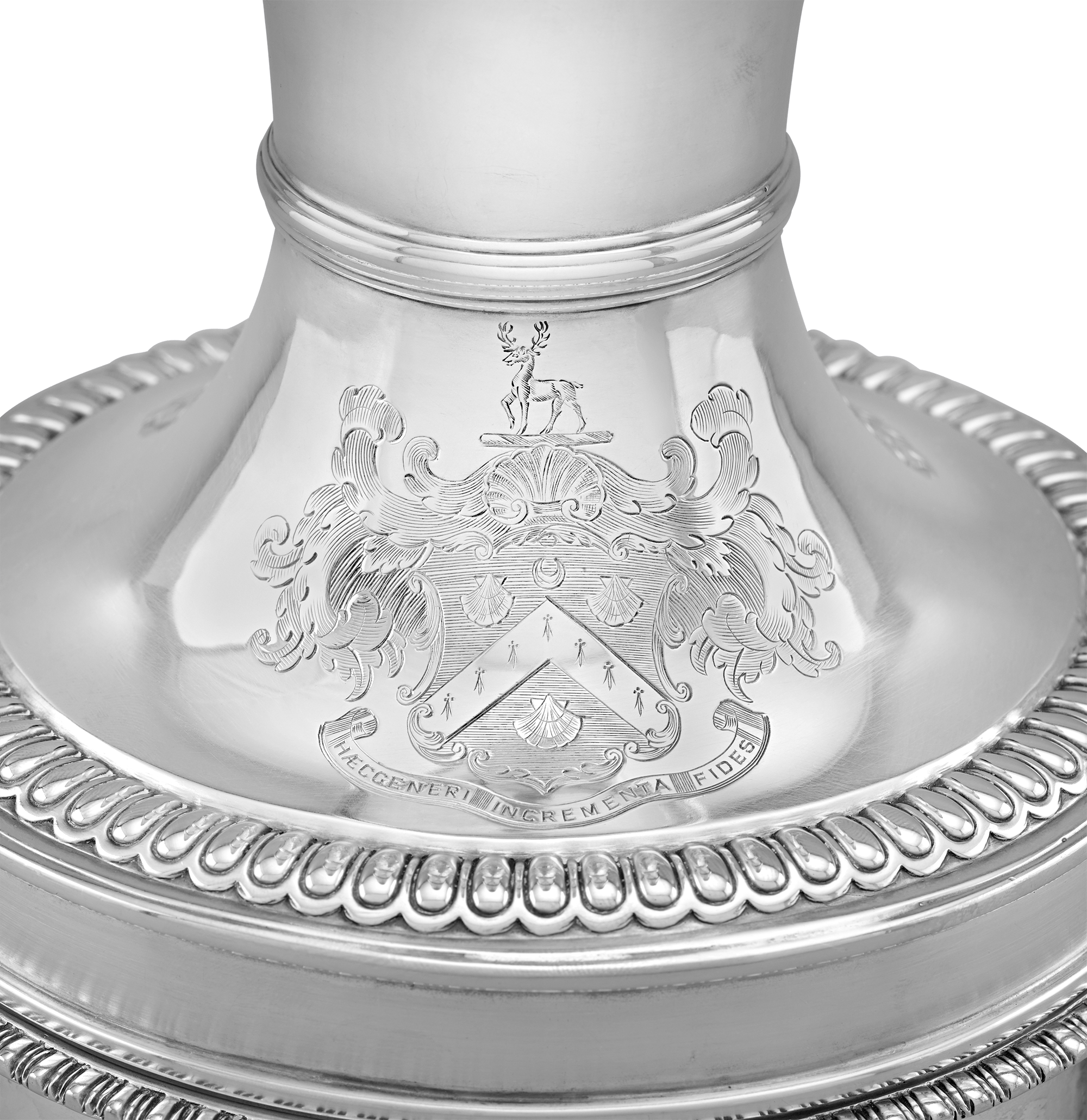 Georgian Silver Biggin on Stand by Paul Storr