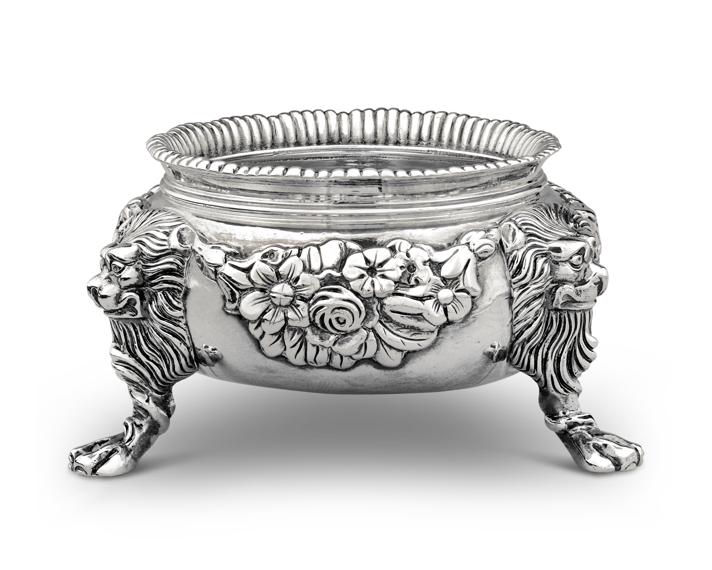 Regency Silver Salt Cellar by Robert Garrard