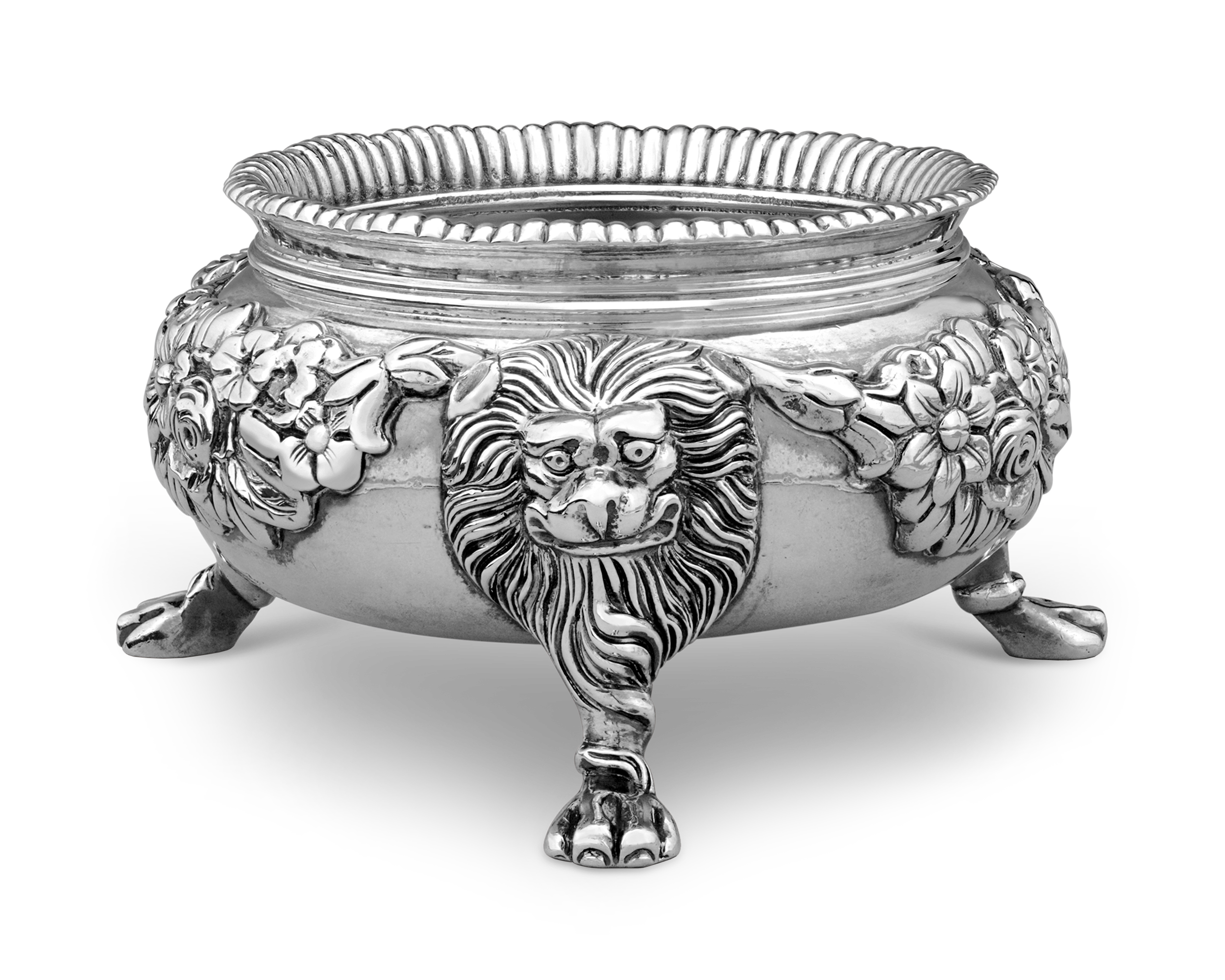 Regency Silver Salt Cellar by Robert Garrard