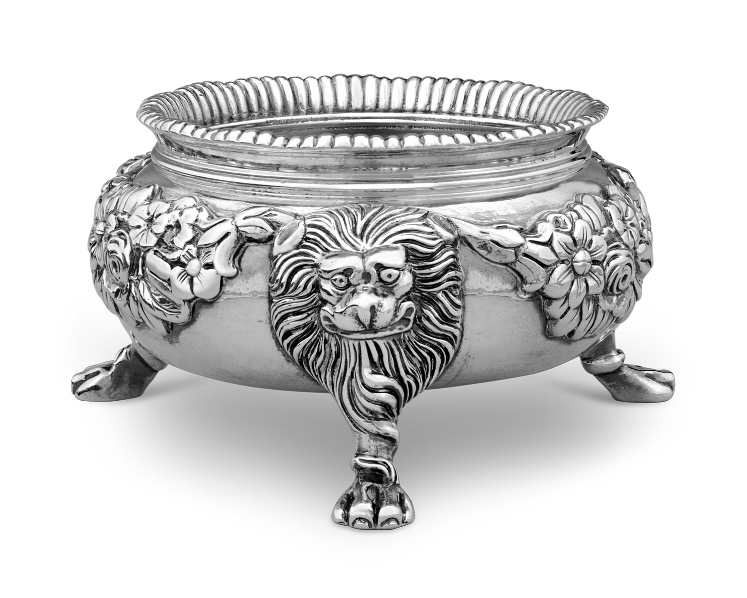 Regency Silver Salt Cellar by Robert Garrard