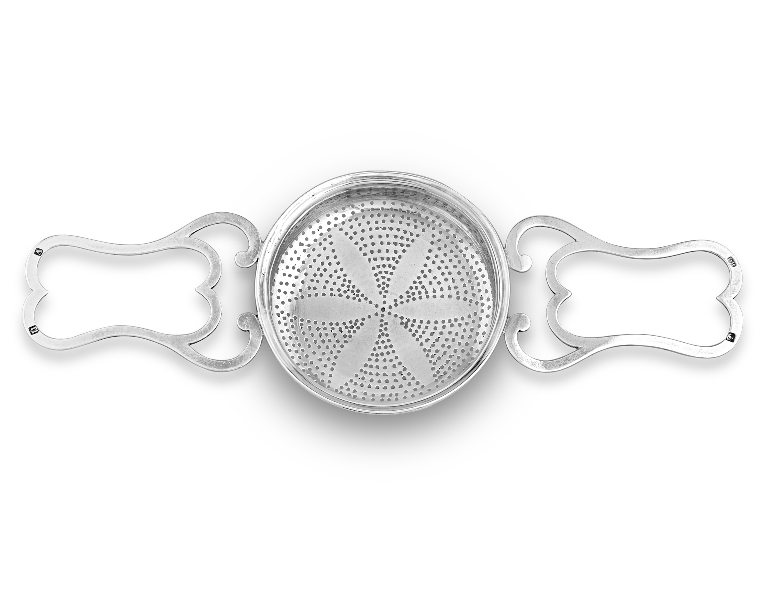 Georgian Silver Lemon Strainer by Patrick Robertson