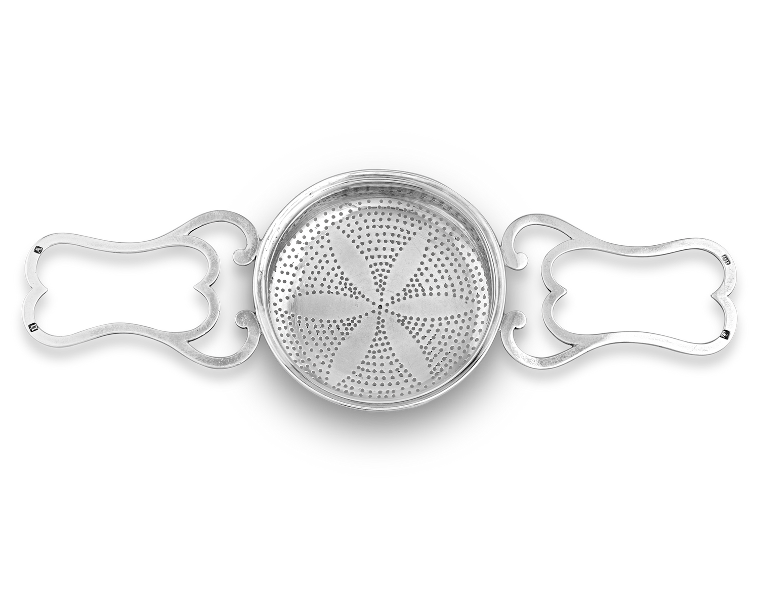 Georgian Silver Lemon Strainer by Patrick Robertson