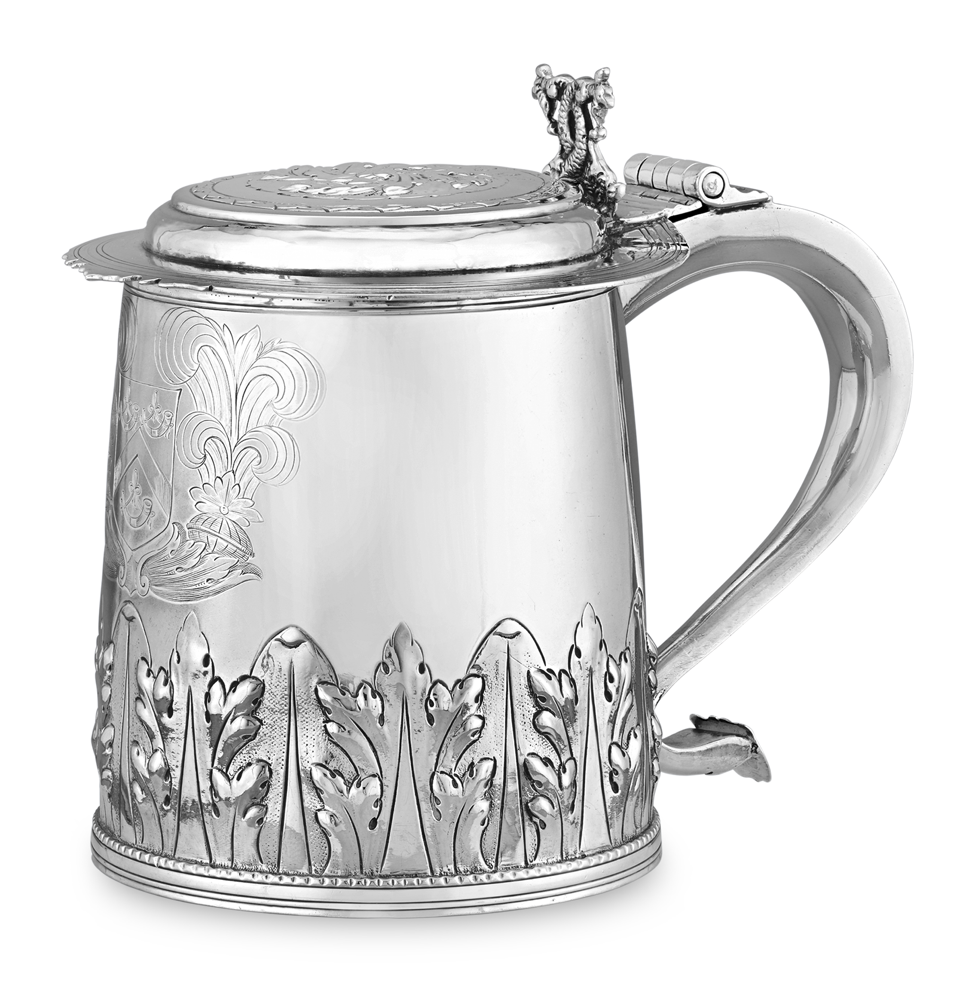 Charles II Silver Tankard