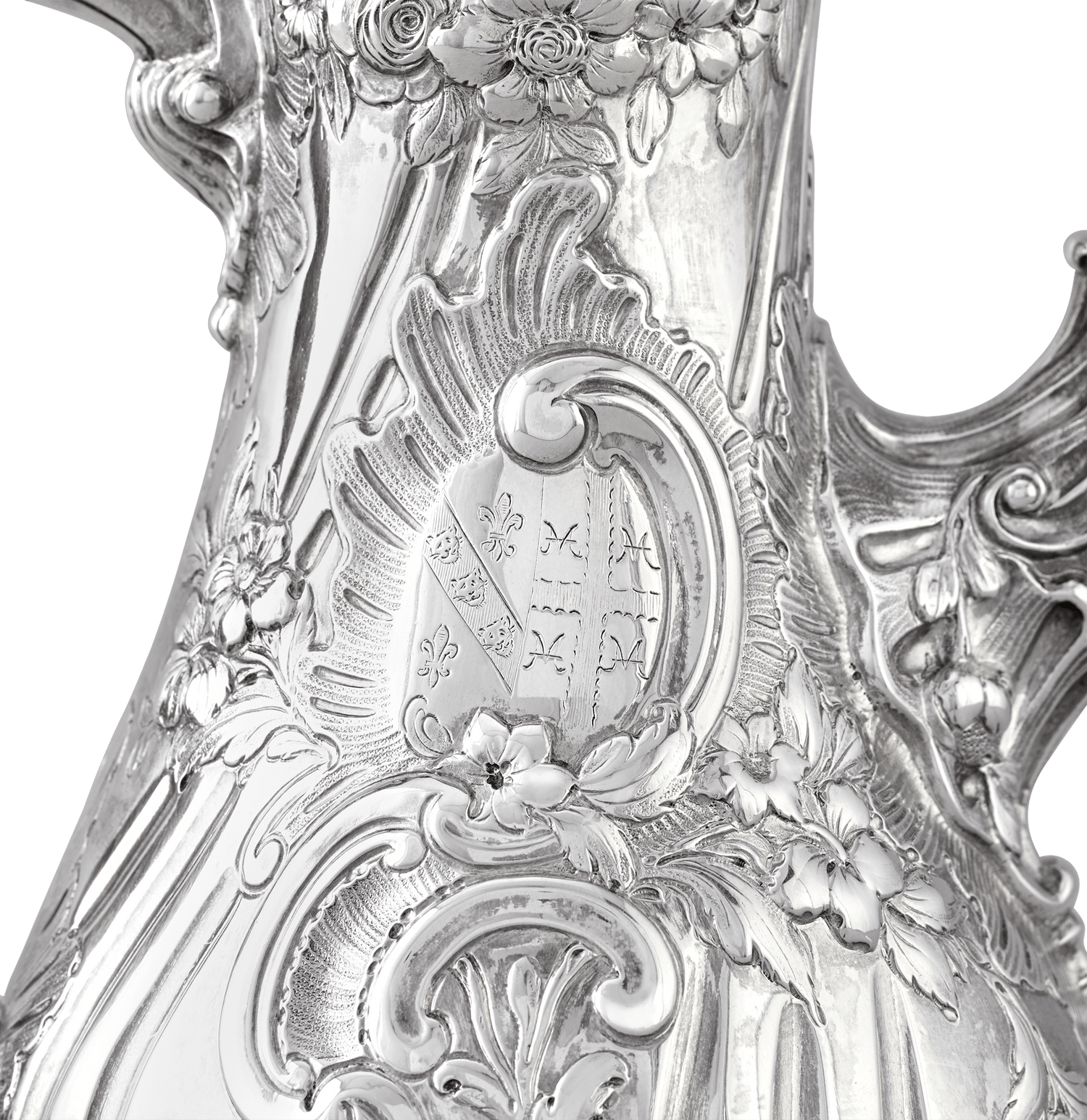 Georgian Silver Coffee Pot by John Harvey