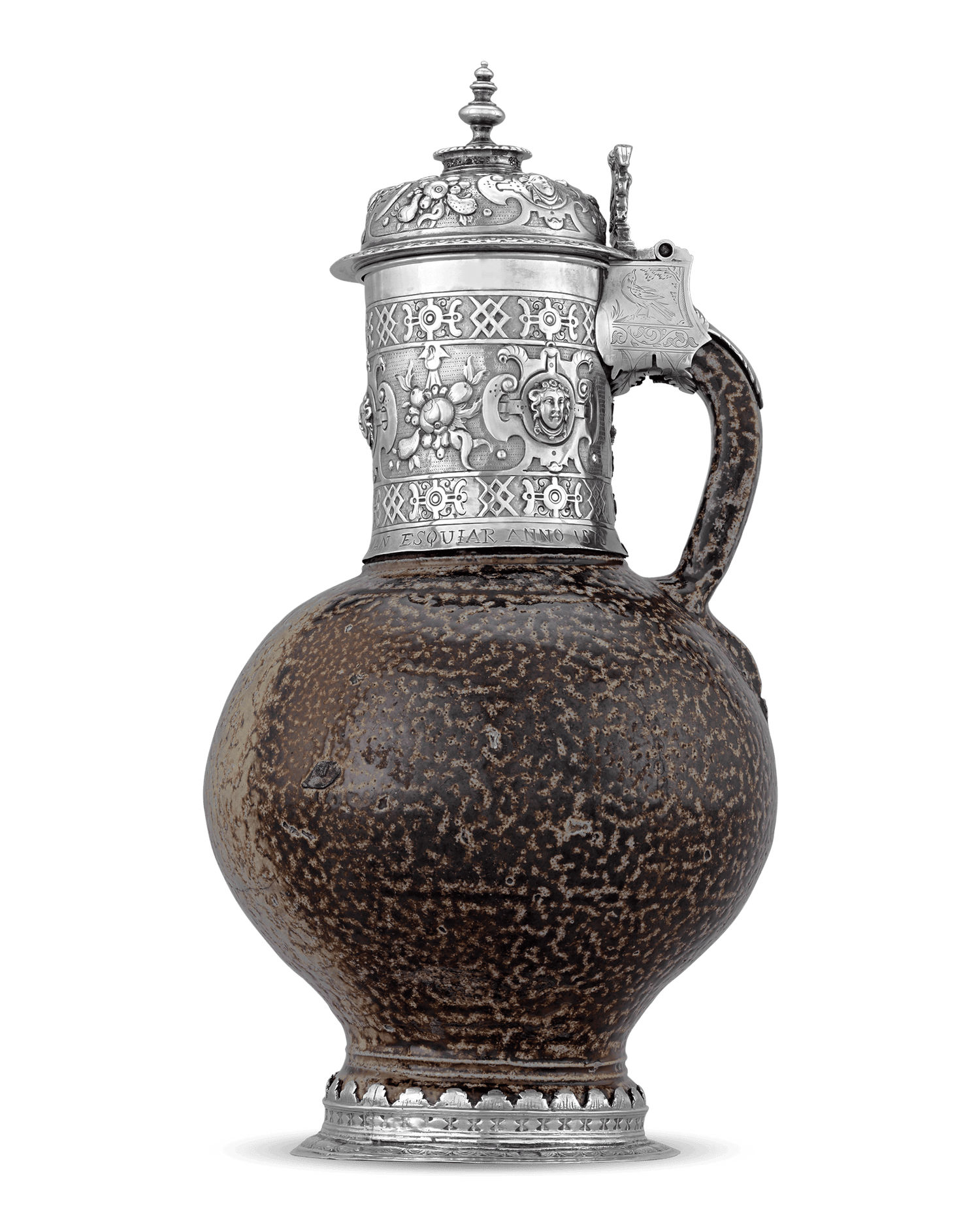 17th-Century Silver Tigerware Jug