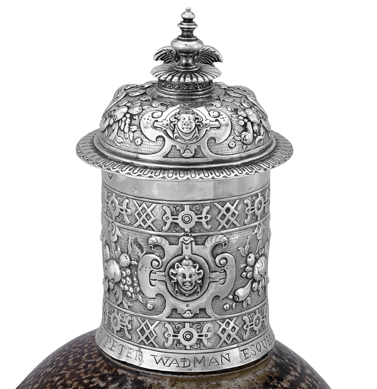 17th-Century Silver Tigerware Jug