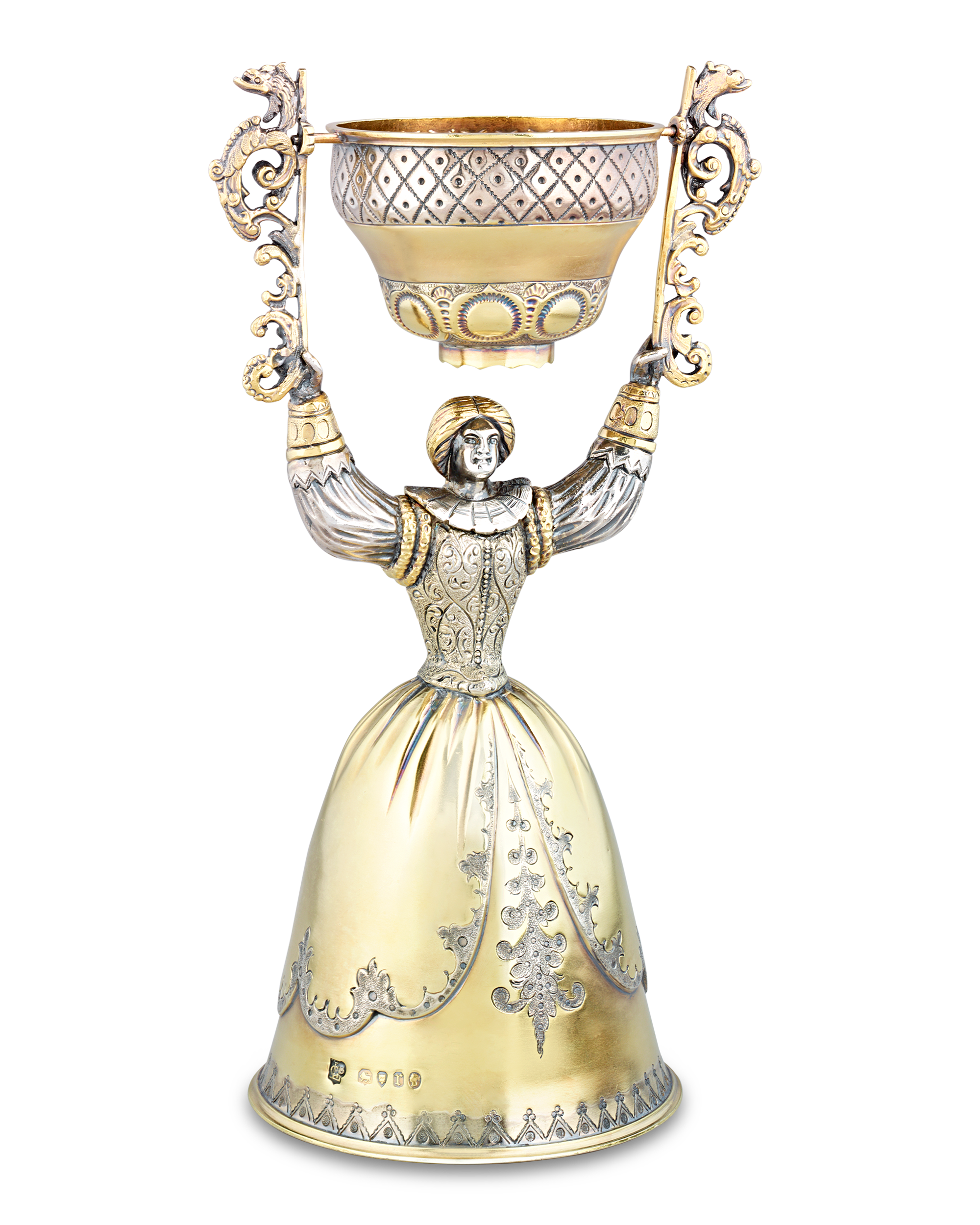 Silver Gilt Wedding Cup by George Lambert and William Summers