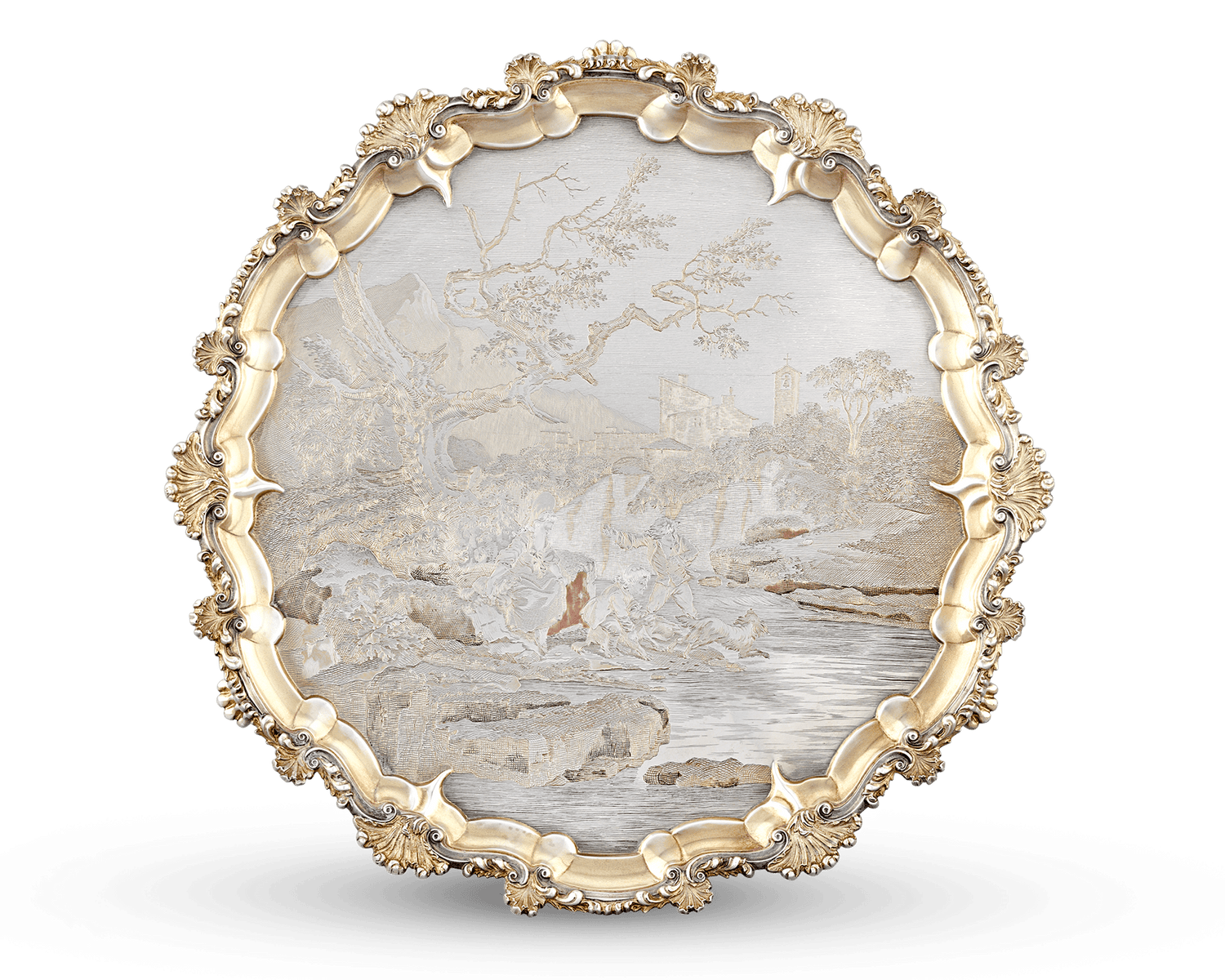 Elkington & Co. Silver Salver for the American Centennial Exhibition