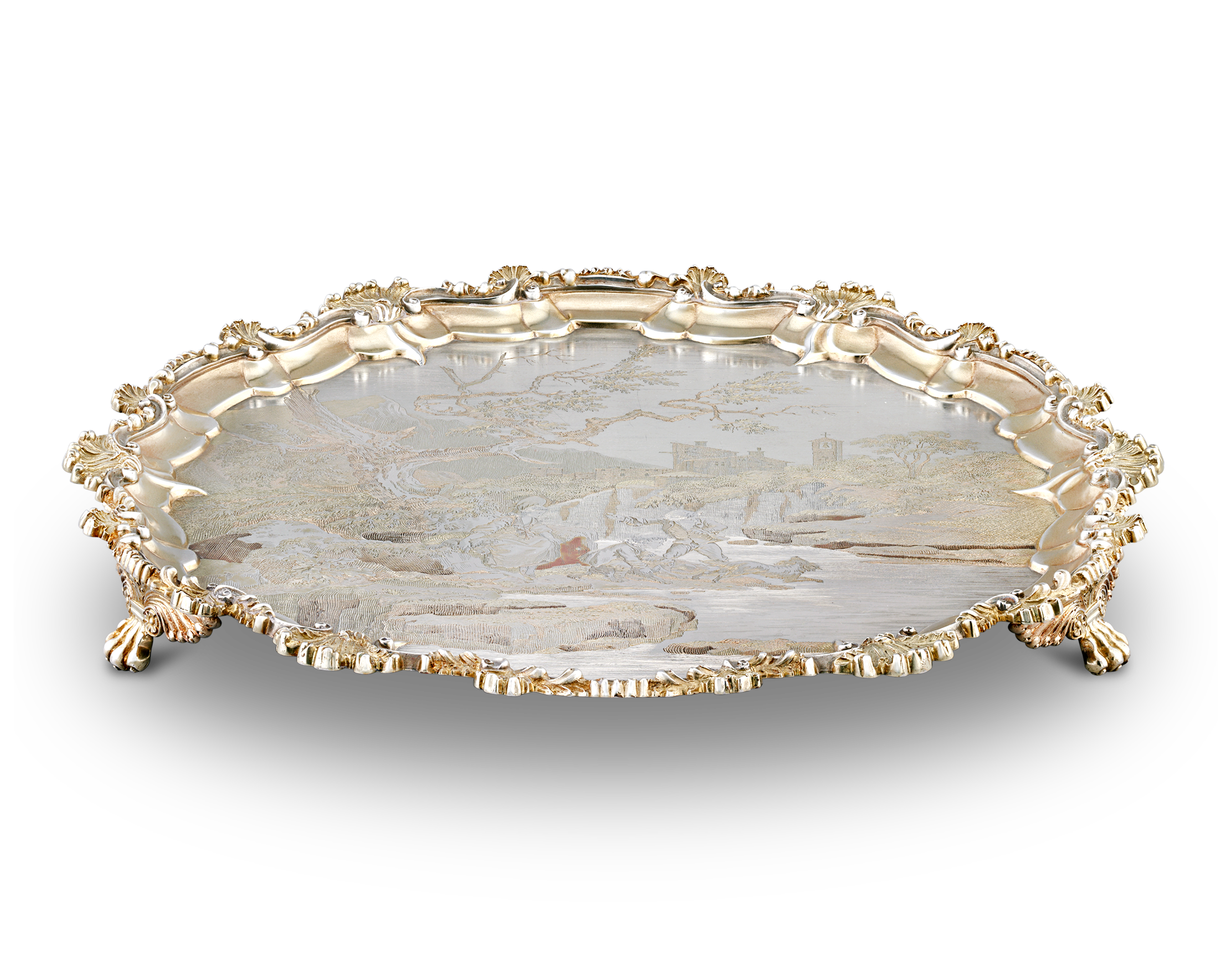 Elkington & Co. Silver Salver for the American Centennial Exhibition