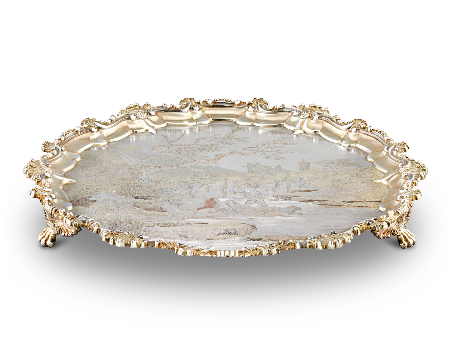 Elkington & Co. Silver Salver for the American Centennial Exhibition