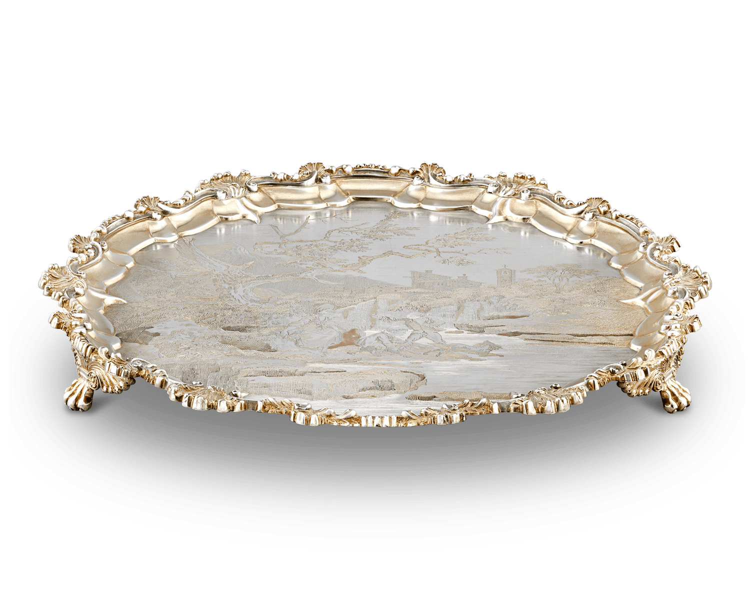 Elkington & Co. Silver Salver for the American Centennial Exhibition