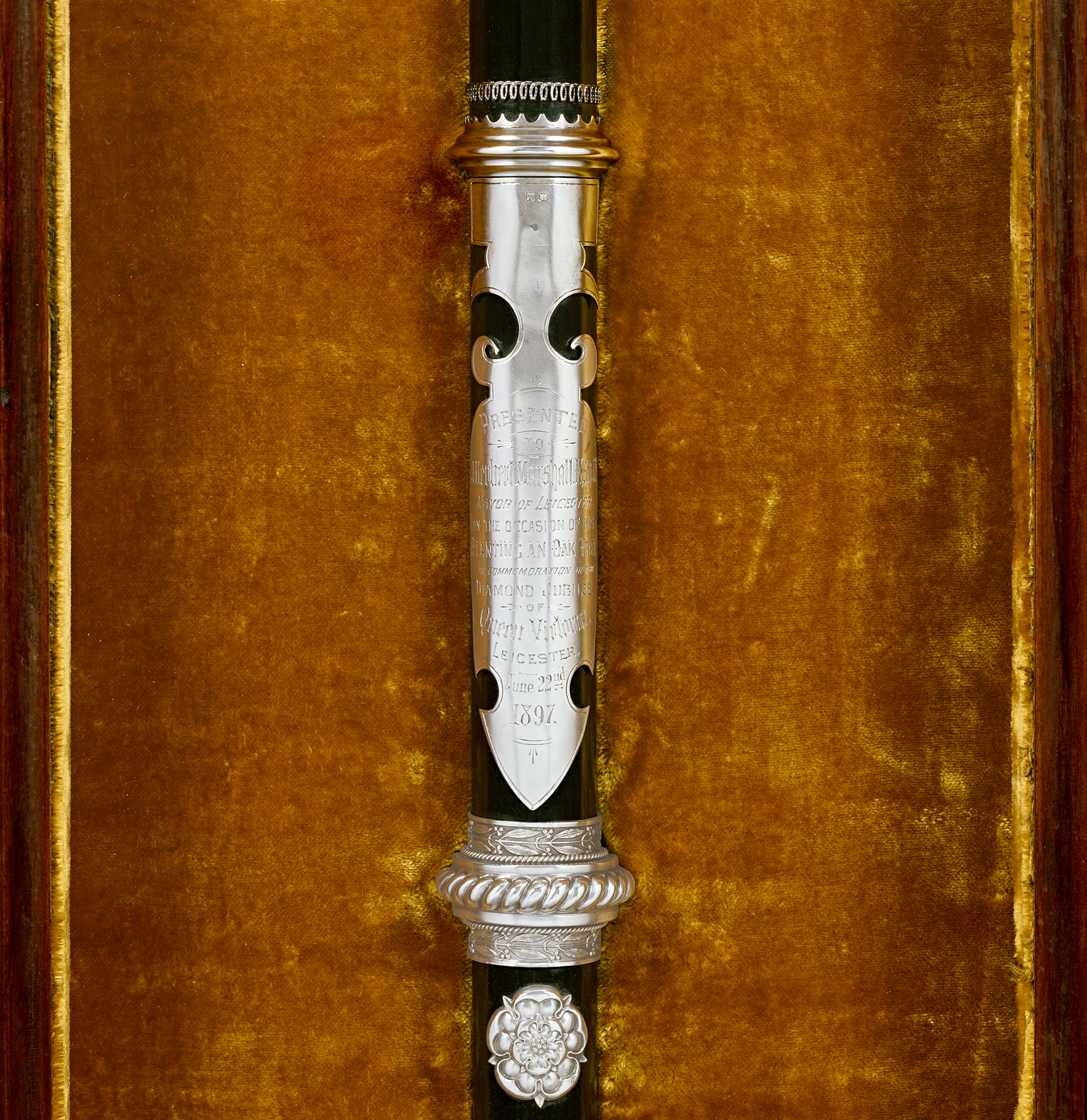 Silver Presentation Shovel Commemorating Queen Victoria's Diamond Jubilee