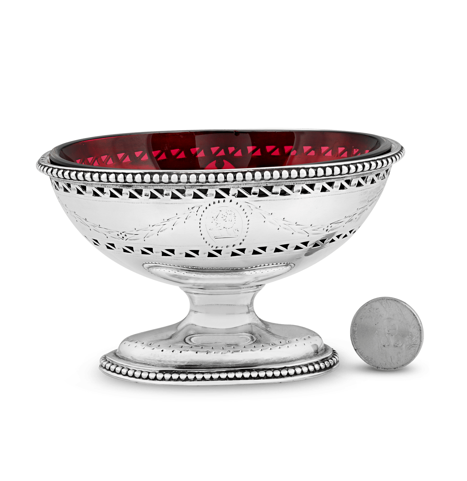 Georgian Salt Cellars by Hester Bateman