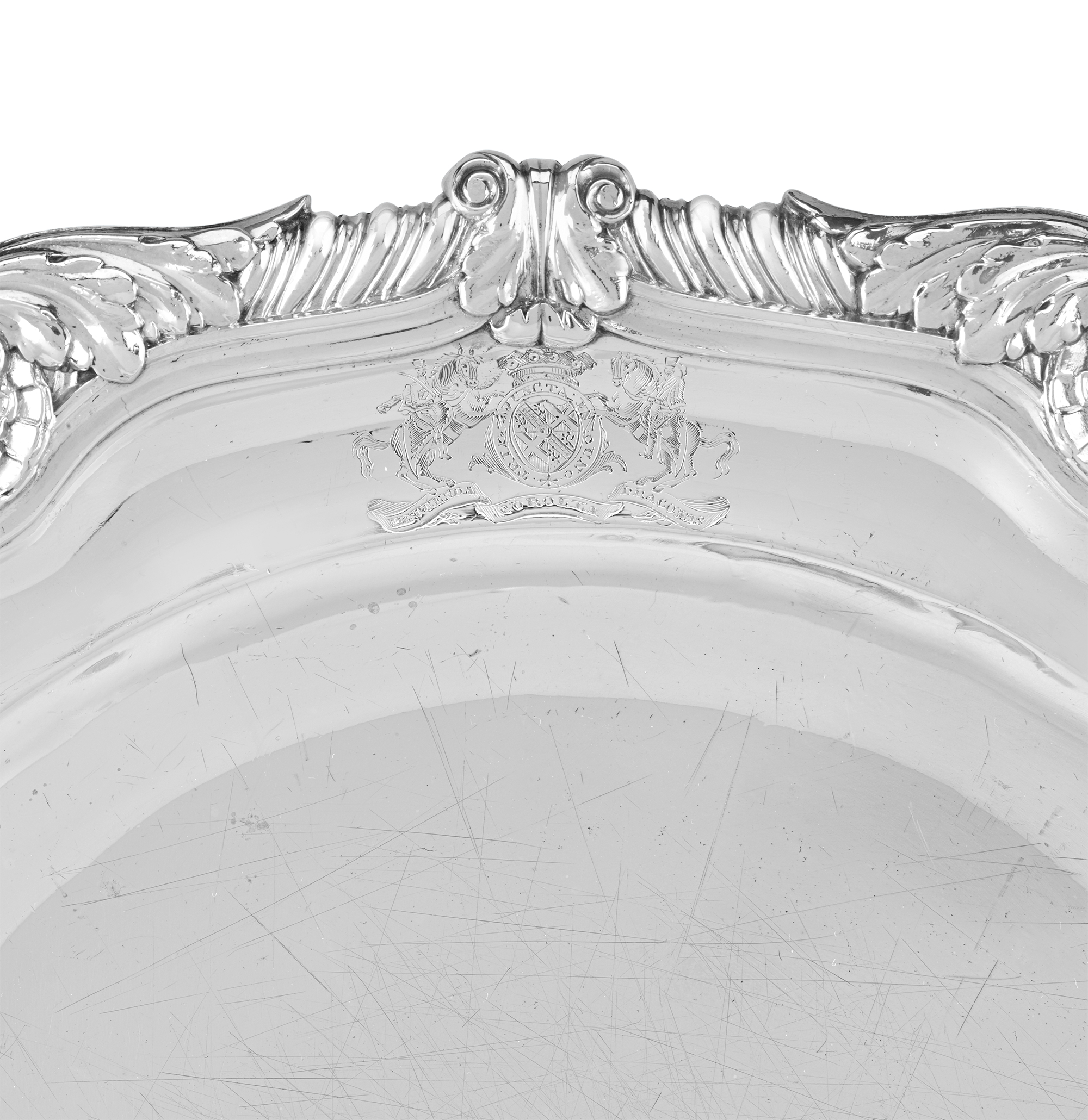 Set of 12 Silver Ambassadorial Salvers by Paul Storr