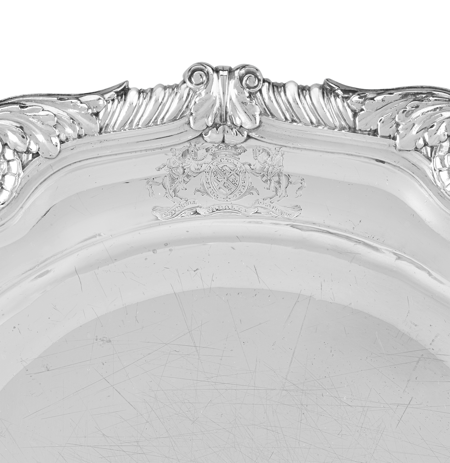 Set of 12 Silver Ambassadorial Salvers by Paul Storr