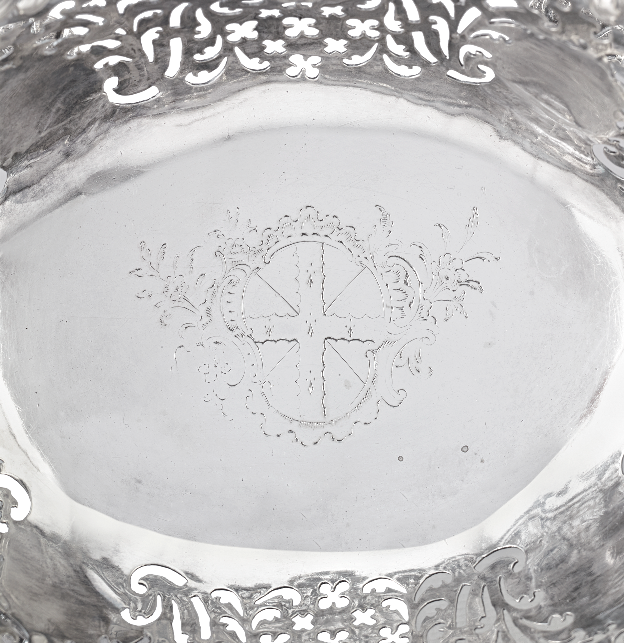 Georgian Silver Basket by Samuel Herbert & Co.