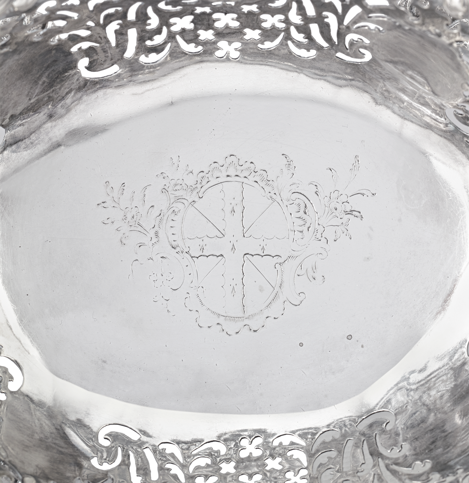 Georgian Silver Basket by Samuel Herbert & Co.