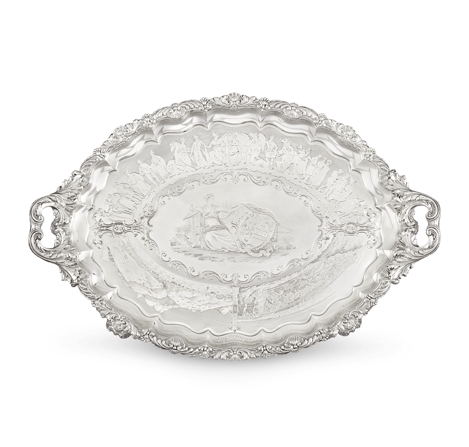 Paul Storr Abolitionist Silver Trays