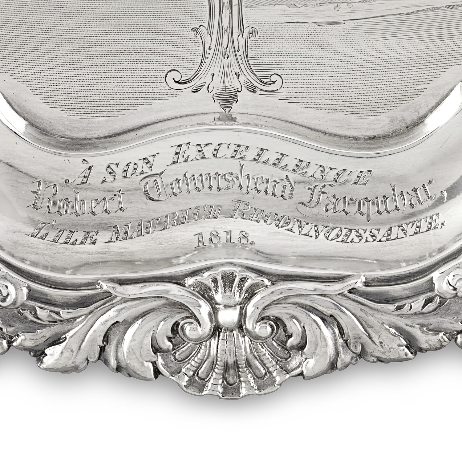 Paul Storr Commemorative Silver Trays