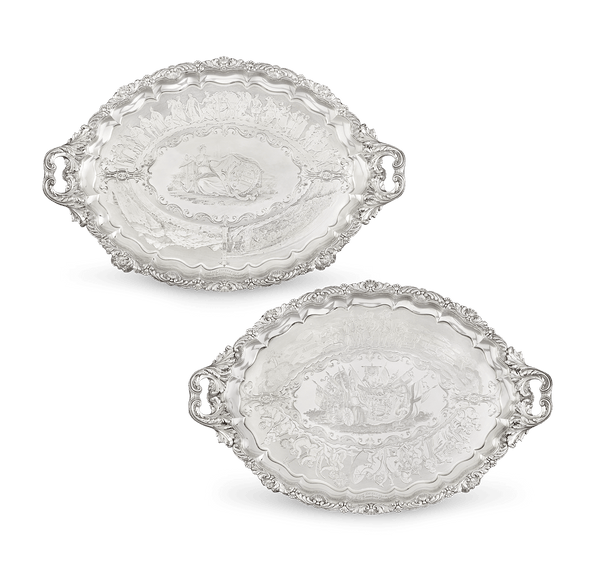 Paul Storr Abolitionist Silver Trays