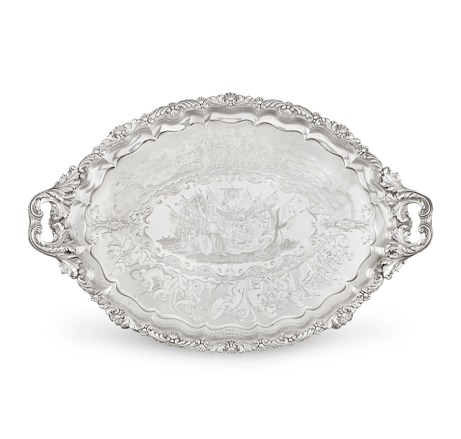 Paul Storr Abolitionist Silver Trays