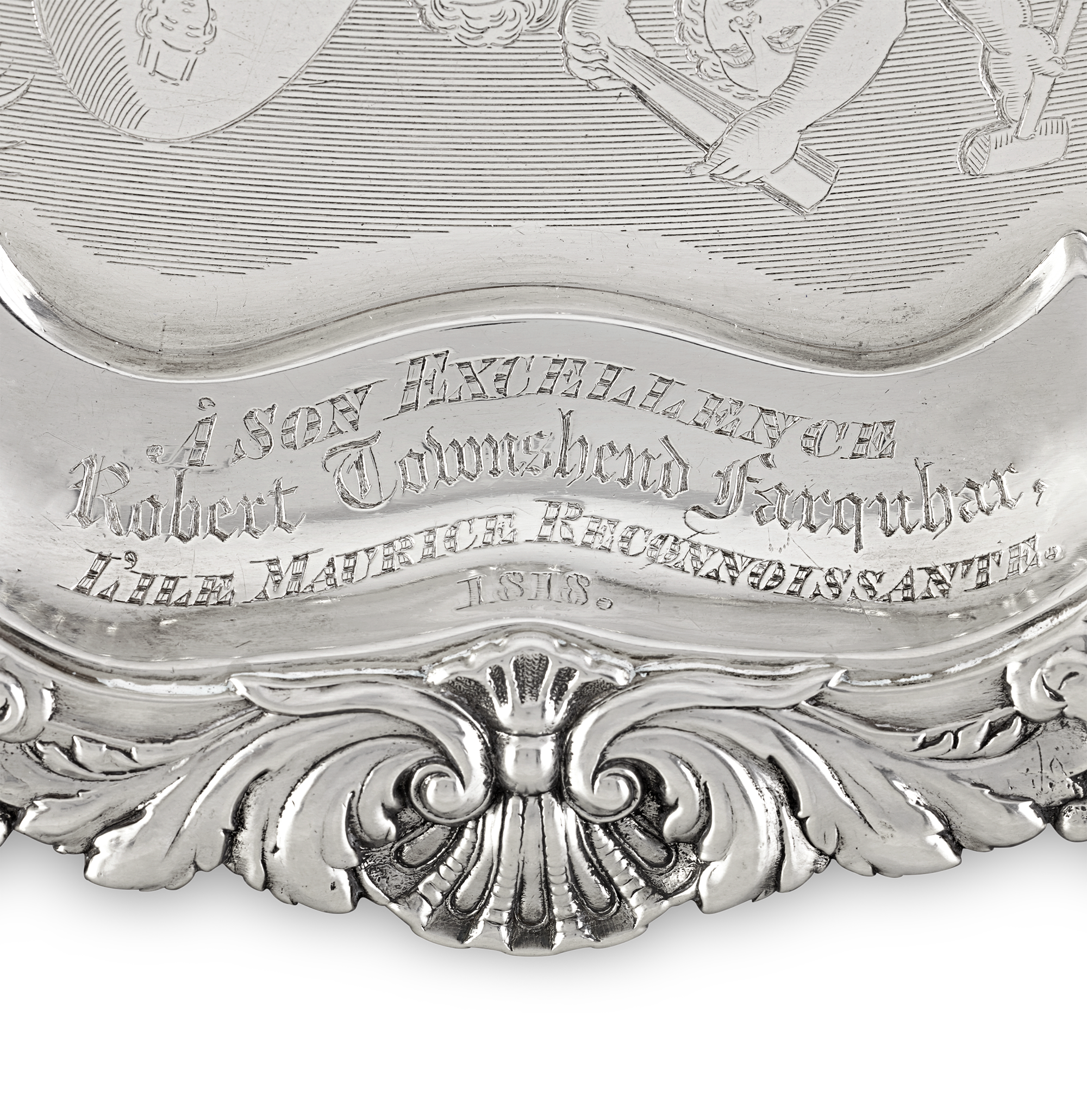 Paul Storr Commemorative Silver Trays