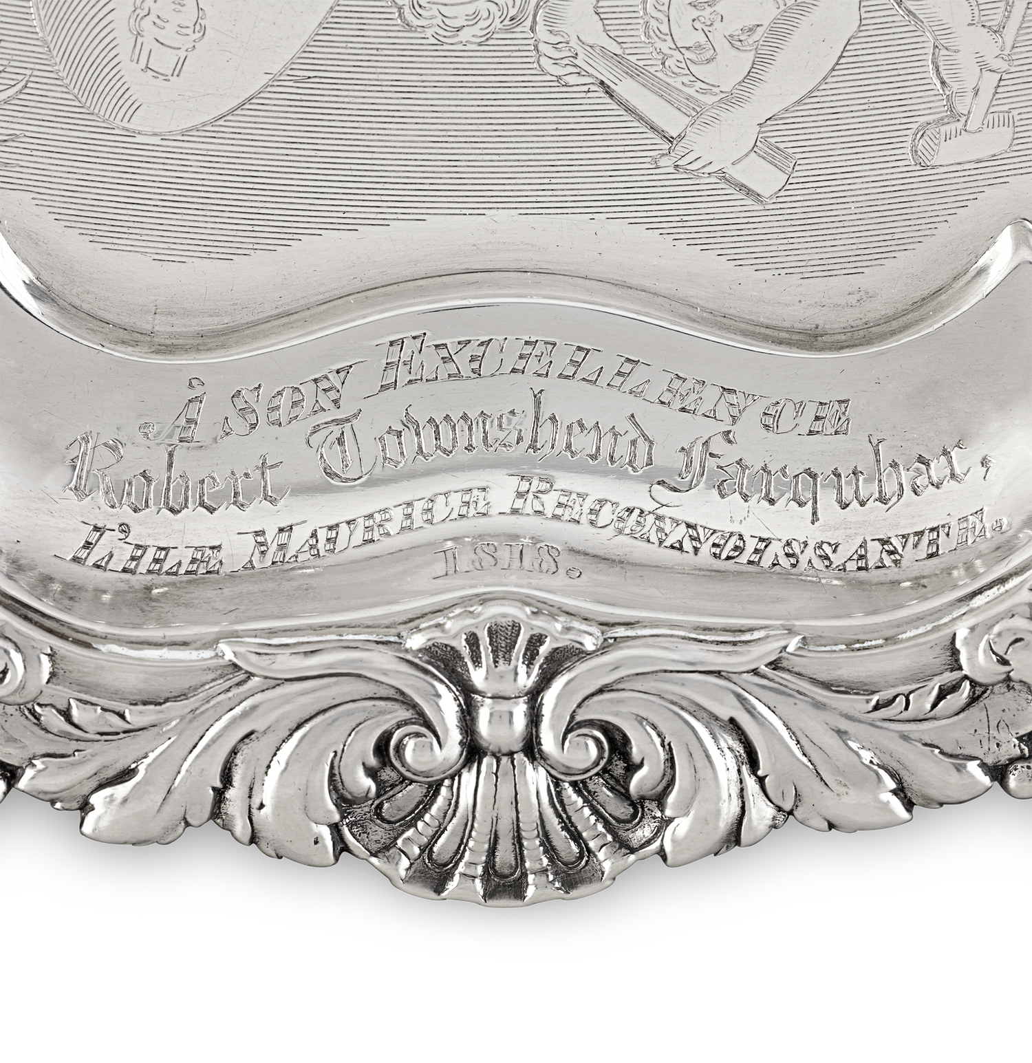 Paul Storr Commemorative Silver Trays