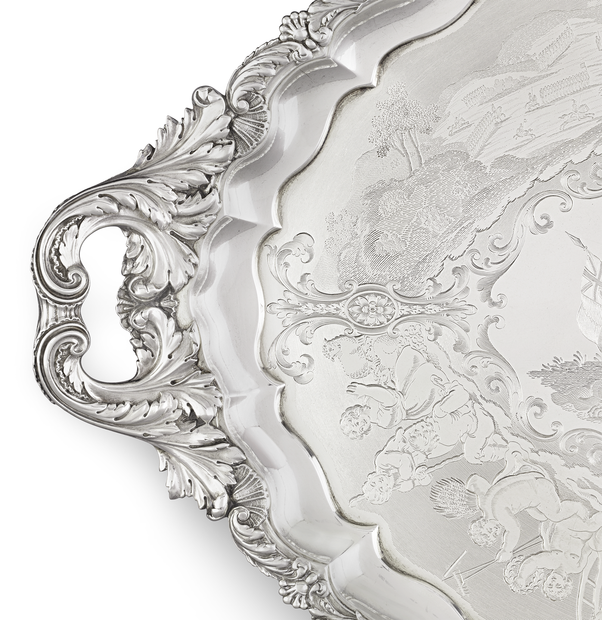 Paul Storr Commemorative Silver Trays