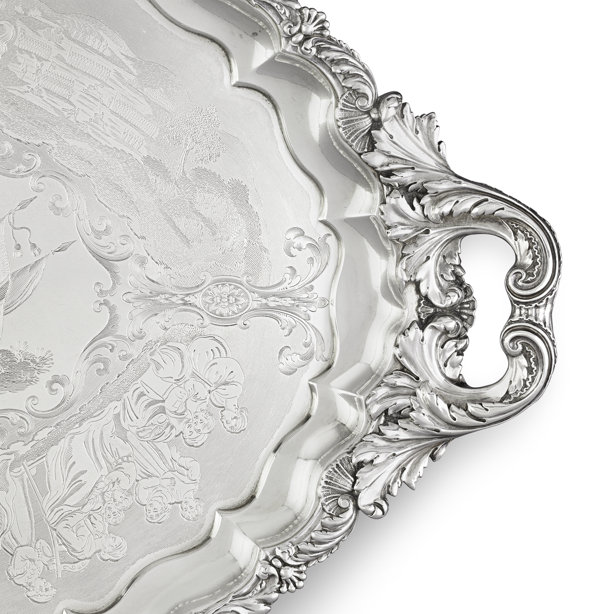 Paul Storr Commemorative Silver Trays