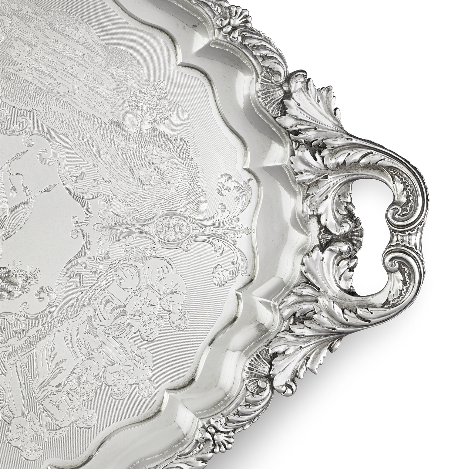 Paul Storr Commemorative Silver Trays