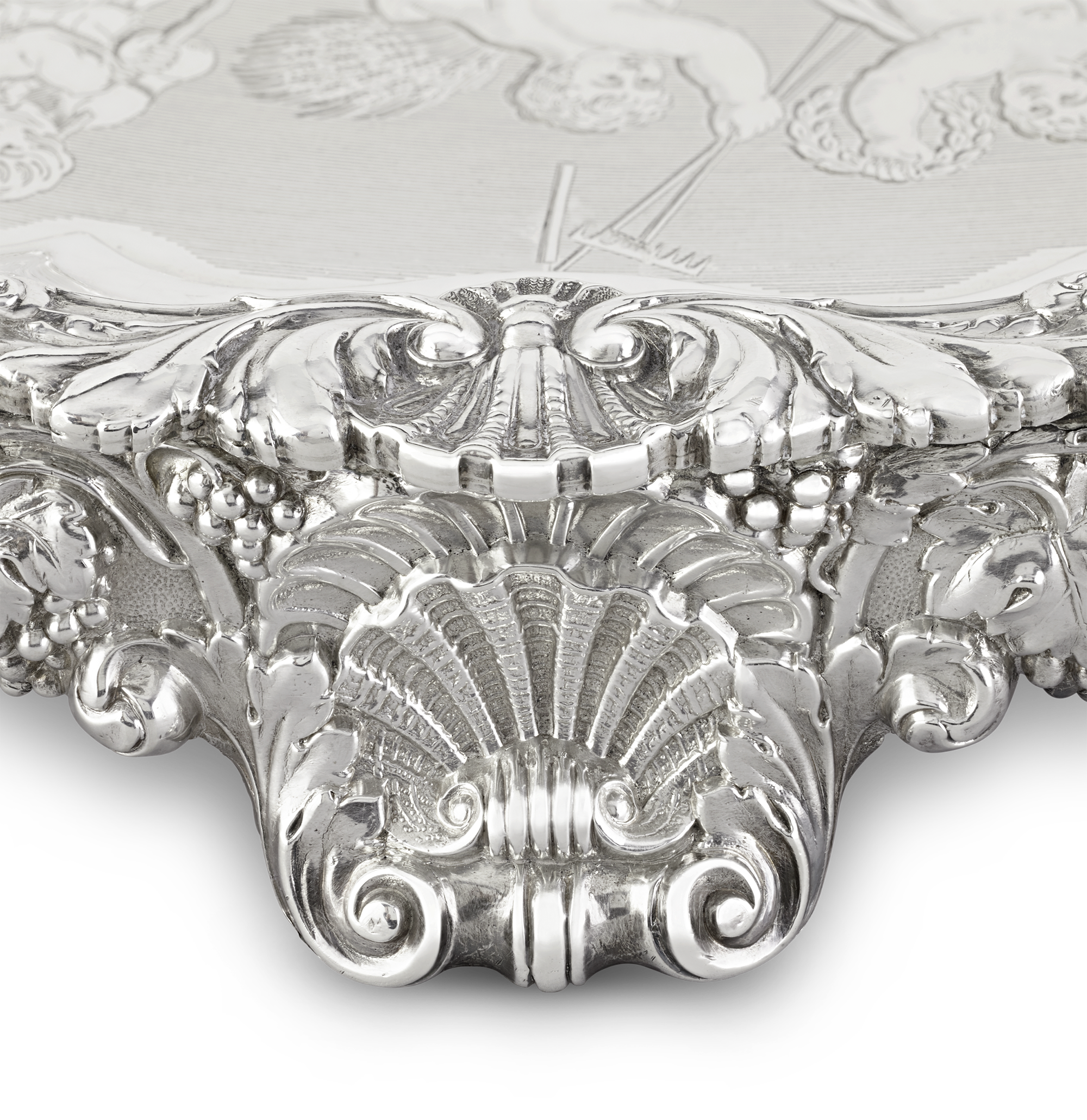 Paul Storr Commemorative Silver Trays