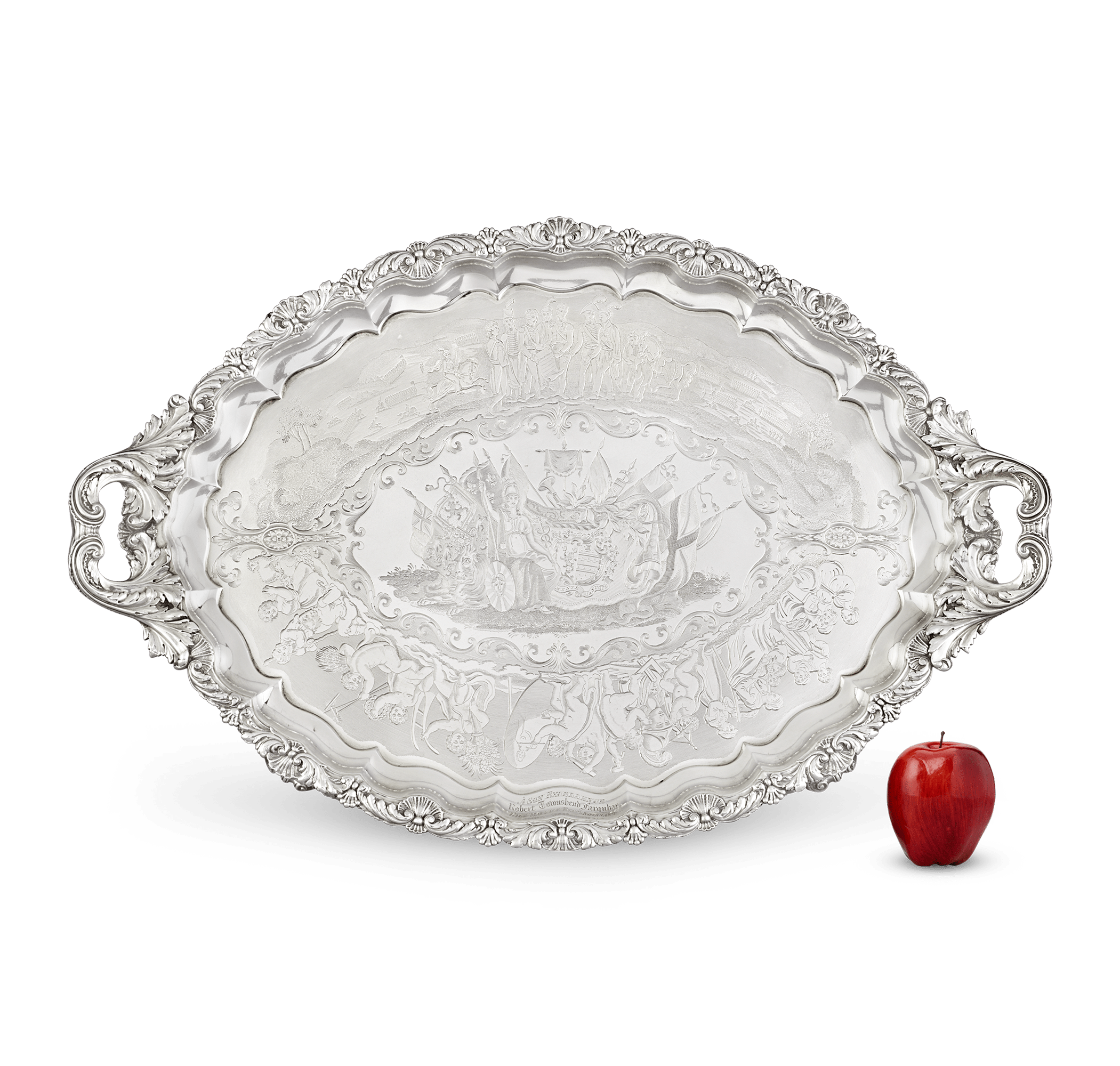 Paul Storr Abolitionist Silver Trays