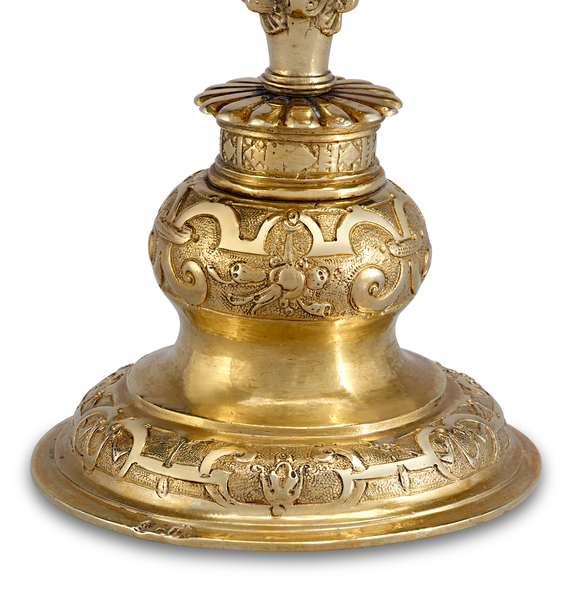 17th-Century German Silver Gilt Chalice