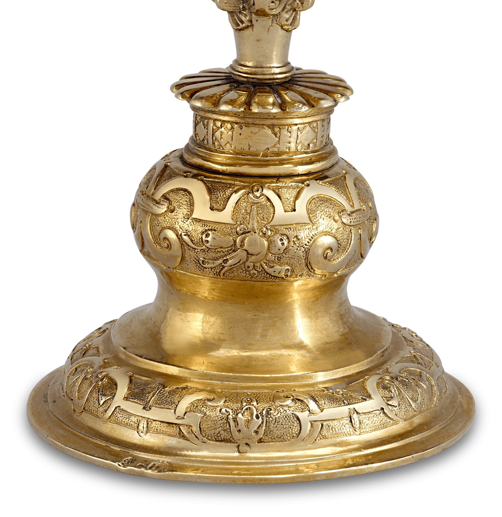 17th-Century German Silver Gilt Chalice