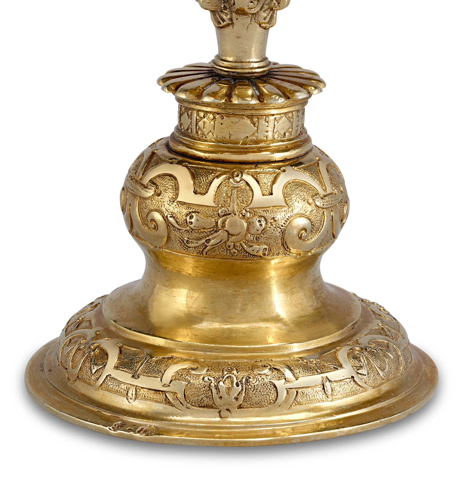 17th-Century German Silver Gilt Chalice