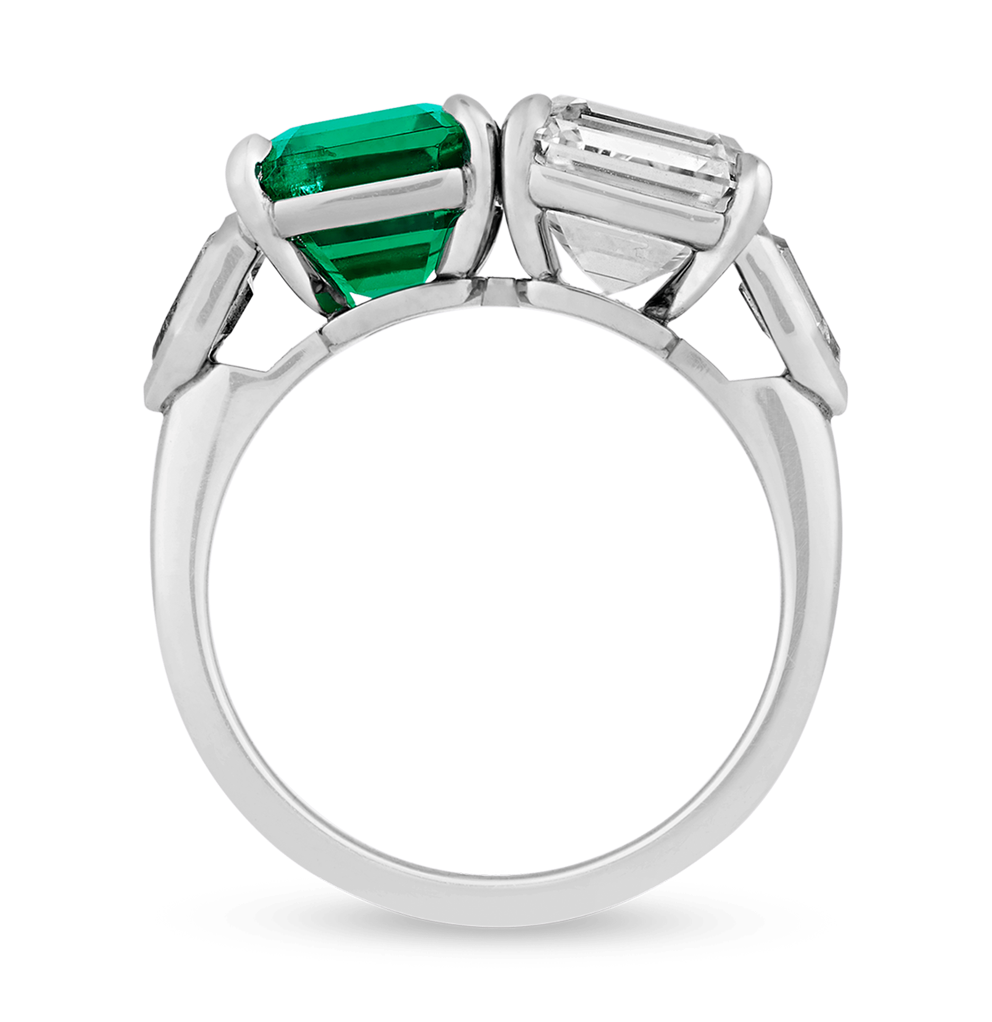 Colombian Emerald and Diamond Ring