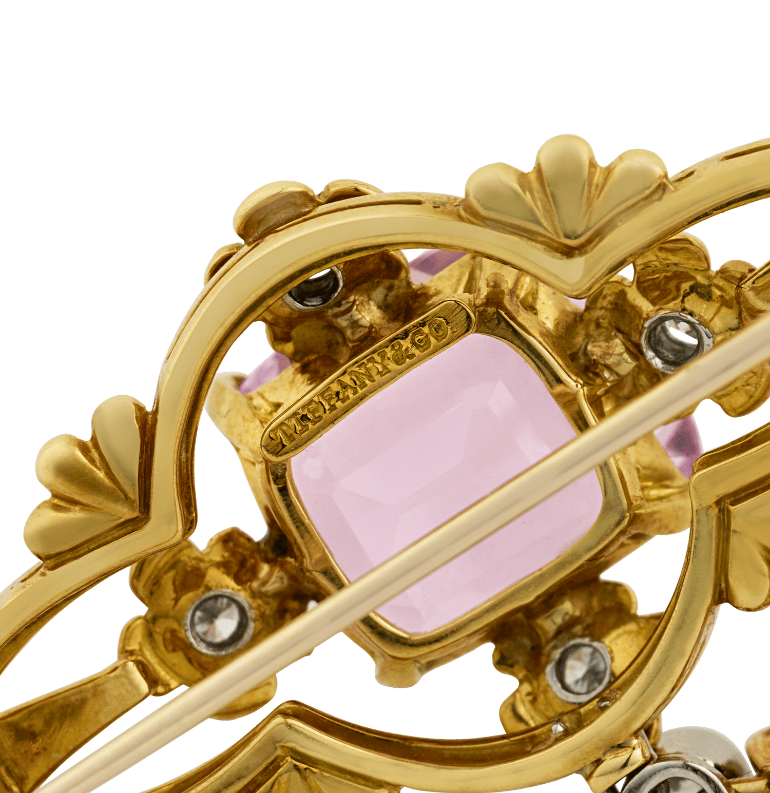 Louis Comfort Tiffany Kunzite Brooch, 17.25 Carats