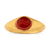 Roman Carnelian Intaglio Ring Featuring Ceres