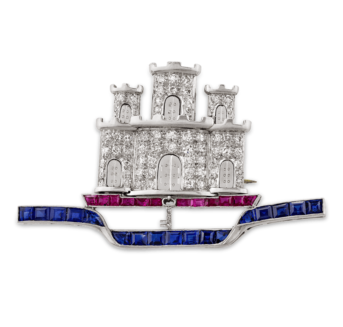 Gibraltar Brooch presented to Lady Mary Monro